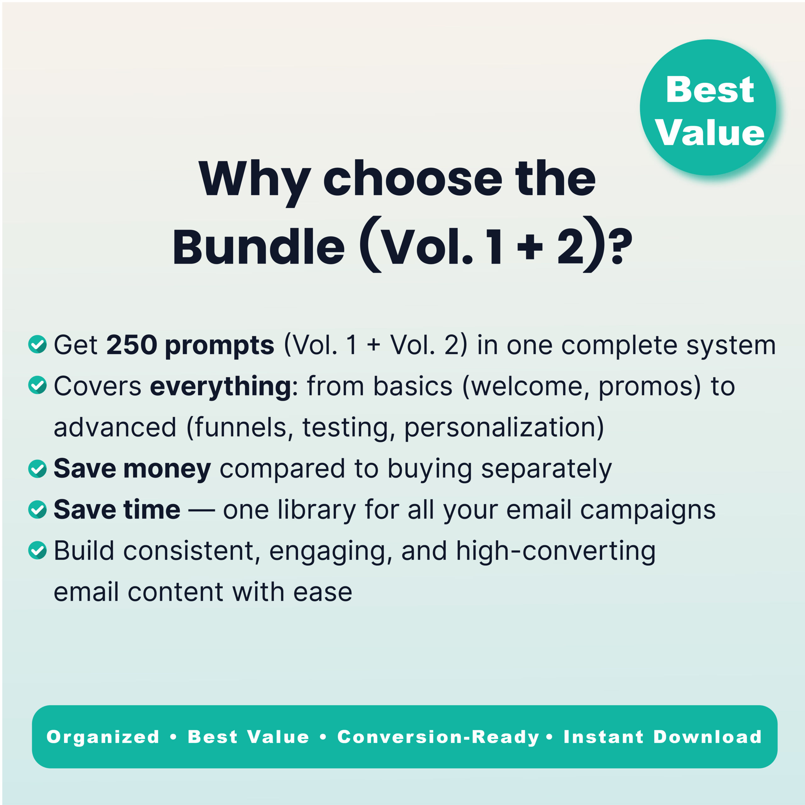 email marketing & sales copy prompt vault bundle (250 prompts) • chatgpt • notion + pdf • digital download email marketing & sales copy prompt vault bundle (250 prompts) • chatgpt • notion + pdf • digital download